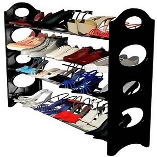 Buy Bincy Shoe stand Steel Plastic Shoe Rack Black Online 699 from ShopClues