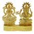 Laxmi-Ganesh Gold Plate Idol