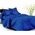 Shivaay Home Creations 300 TC Premium Cotton Satin Double king Size Bedsheet With 2 Pillow Covers - 90 x 108, Royal Blue