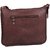 TR Fashion Dark Brown Pu and Polyester Sling Bag For Women