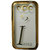 Samsung Galaxy Grand Quattro GT-I8552 For Back Cover TRANSPARENT WITH GOLD BORDER