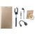 Redmi Note 5 Pro Leather Cover with Ring Stand Holder, Selfie Stick, Earphones and OTG Cable