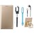 Redmi Note 5 Pro Flip Cover with Ring Stand Holder, Selfie Stick, Earphones and USB LED Light