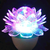LOTUS shape multicolur decorative rotating Lamp (Lotus Shape)
