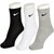Men'S Pack Of 3(Black, White Grey) Ankle Sock  Free Size