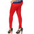 AGSfashion Women's  Cotton Lycra Churidar Leggings (Black,White  Red ) Free Size