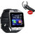 Bluetooth Smart Watch Phone With Camera, TF Card and Sim Card Support + Bluetooth Handfree With Mic