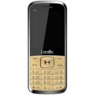 Buy Lemon B418 Stylish 2.4 inch 1750 mAh - Champagne Online @ ₹1499 ...