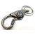 OMCY Imported Styler Metal Golden Double Key Ring Hook Magnetic Compass Key Chain