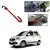 AutoStark 3r Red Car Steering Wheel Lock Pedal Saftey Interior Accessories For Maruti Suzuki Wagon R Duo