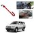 AutoStark 3r Red Car Steering Wheel Lock Pedal Saftey Interior Accessories For Chevrolet Tavera