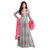 ELENORA Women's Chiffon Dress Material, (ELE23GreyFree Size)