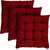 Story@Home Set of 3 Maroon Others Chair Pads