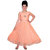 Saarah Orange A-line Dress for Girls