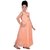 Saarah Orange A-line Dress for Girls