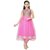 Saarah Pink Net Dress for girls