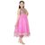 Saarah Pink Net Dress for girls