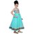 Saarah Blue Net Dresses for girls