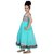 Saarah Blue Net Dresses for girls