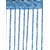 Ramcha Sky Blue Spiral String Curtain