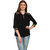 fashionaire beautiful and stylish Party wear black with golden embroidery Top for women