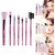 7pcs/kits Professional Nylon Makeup Brushes Set Cosmetics Foundation Brush Tools For Face Powder Eye Shadow Eyeliner Lip