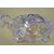 Sayee Home Decoration Crystal Kachua Showpiece - 5 cm  (Crystal, White)