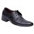 Aadi Men's Black Faux Leather Derby Formal Shoes