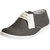 Fausto Men's Grey Canvas Sneakers