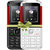 Combo of IKall K5310 Dual Sim 18 Inch Display 1000 Mah Battery Made In India BlackRed and WhiteRed