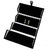 ADWITIYA Set of 2-Black  Red Velvet Earring Folder Studs Storage Tops Case Travel Friendly Gift Paperboard Jewelery Box