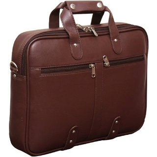 Buy Brown Leather Laptop Bags (Above 15 inches) Online @ ₹1499 from ...