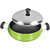 Sheffield Classic Non Stick Belly Series 3.0 Mm Belly Kadai 15 With Lid