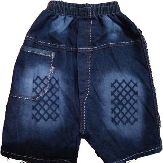 SHAURYA Short For Boys Cotton Linen Blend Cotton Nylon Blend Cotton Linen Blend (Blue Pack of 2)