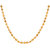 Pourni calssic single golden ball chian mala Necklace  - RMNK03