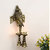 Real Pure Brass MURTI of LORD GANESH GaneshaGanpati, Idol Face Wall Hanging with Bell on Trunk in Antique Look