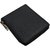 WENZEST Unisex Black Artificial Leather Wallet, 3 Card Slots (L-BlackRoundchain-01)
