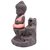 Angels Store Monk Buddha Smoke Backflow Cone Incense Holder Decorative Showpiece With 5 Free Smoke Backflow Scented Cone