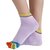 BANQLYN New Women Sports Colorful Yoga Socks Hot Fitness And Pilates Cotton Socks New Colorful Workout Anti Slip Toe Yoga Sport Socks (Random Colour )
