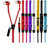 Zipper Earphones Headset with 3.5mm Jack Stereo Microphone Mic Earbuds