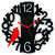 Balajii Times Red Tree Clock