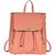 Styler king Women Girls Ladies Backpack Fashion Shoulder Bag Rucksack PU Leather Travel bag (Peach)