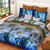 150TC polycotton double bedsheet with 2 pillow cover