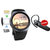 Y1 Touch Screen Bluetooth Smart Watch With Sim Card Slot Watch Phone Remote Camera + Bluetooth Handfree Combo