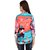 Bronze Multicolor Stylish Geometric Printed Full Sleeve Party Top