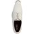 FAUSTO Men's White Derby Lace-up Shoes