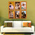 group of 6 orange collage photo frames 12 x 8