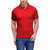 Scott International Men'S Red Polo Collar T-Shirt