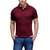 Scott International Men'S Maroon Polo Collar T-Shirt