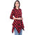 Standout Lifestyle Red  Black Checked Shirt